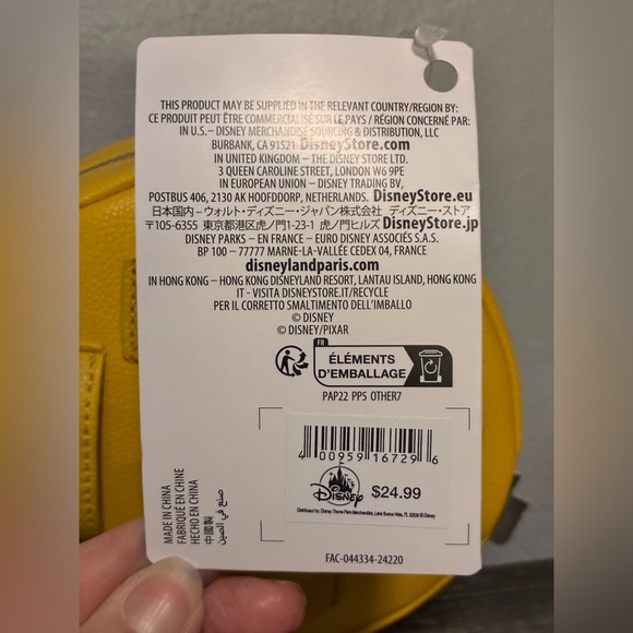 Disney Parks Pixar Pin bag crossbody or belt bag - Picture 5 of 10